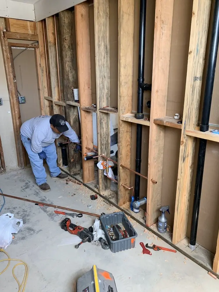 Commercial rough-in plumbing for Trenchless Sewer Repair in Cypress Estates